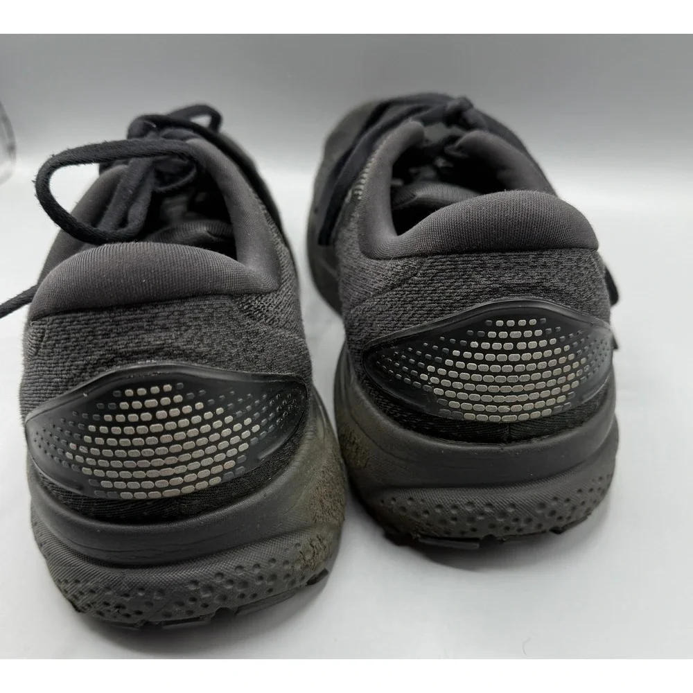 Brooks Ghost 16 Mens Running Shoes Triple Black Mesh DNA LOFT v3 Sneakers Sz 14